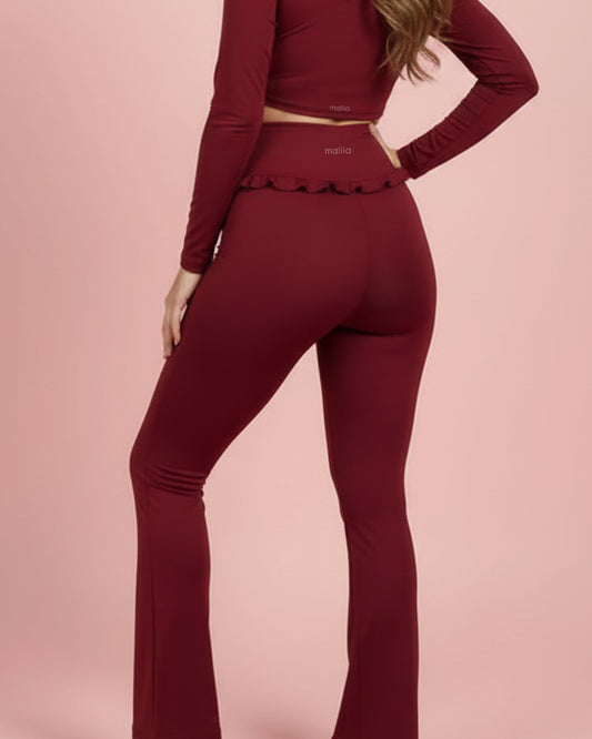 Set Ballet Cherry Flare & Topy