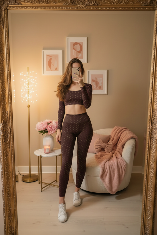 Set Chocopink Topy y Legging