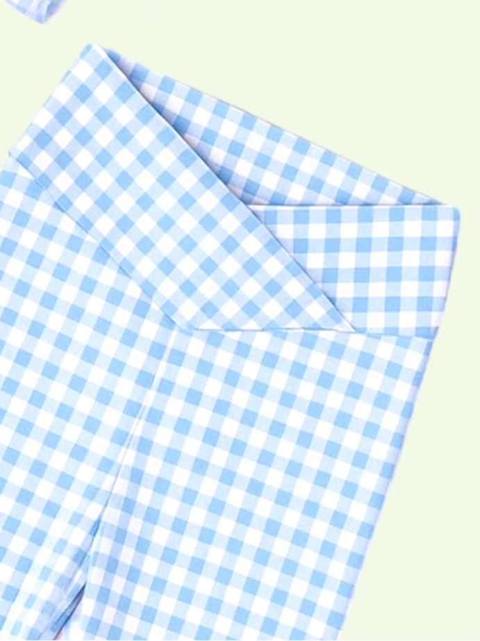 Set Fancy Sky Knoty Crop & Legg W