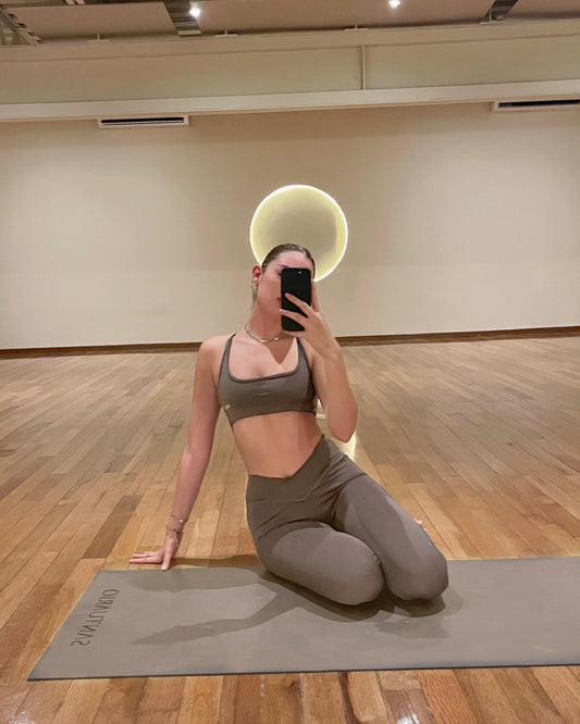 Set Cocoa Showy Top Leg W - Buttery Soft