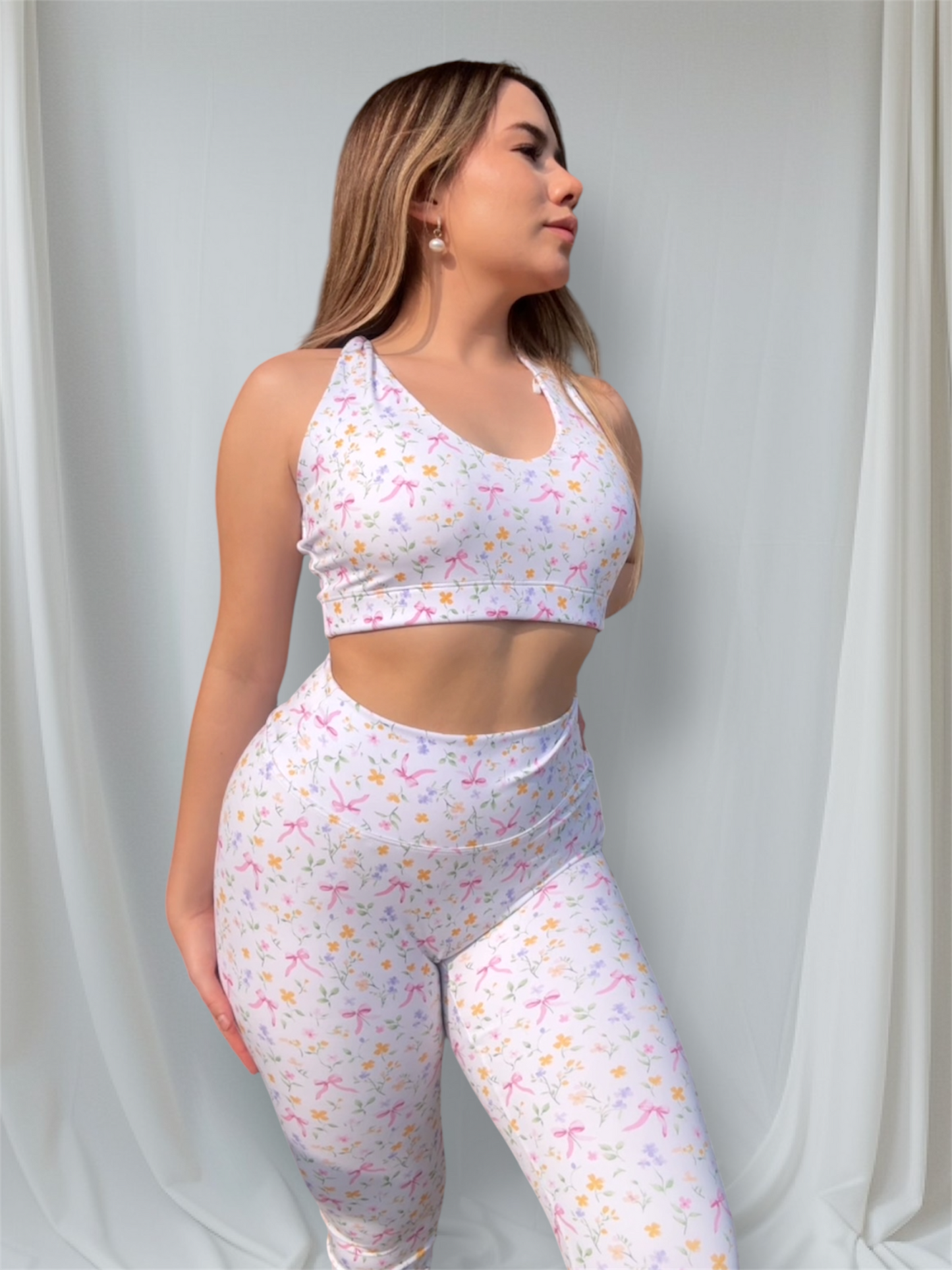 Set Bloomy Crossover Top & Legging