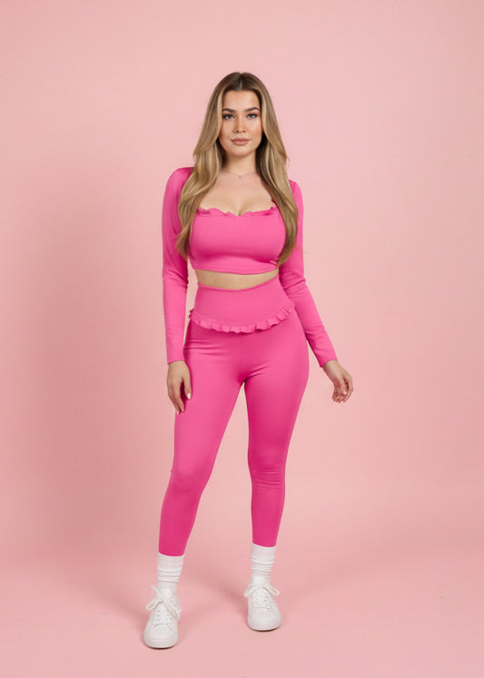 Set Pink Ballet Topy