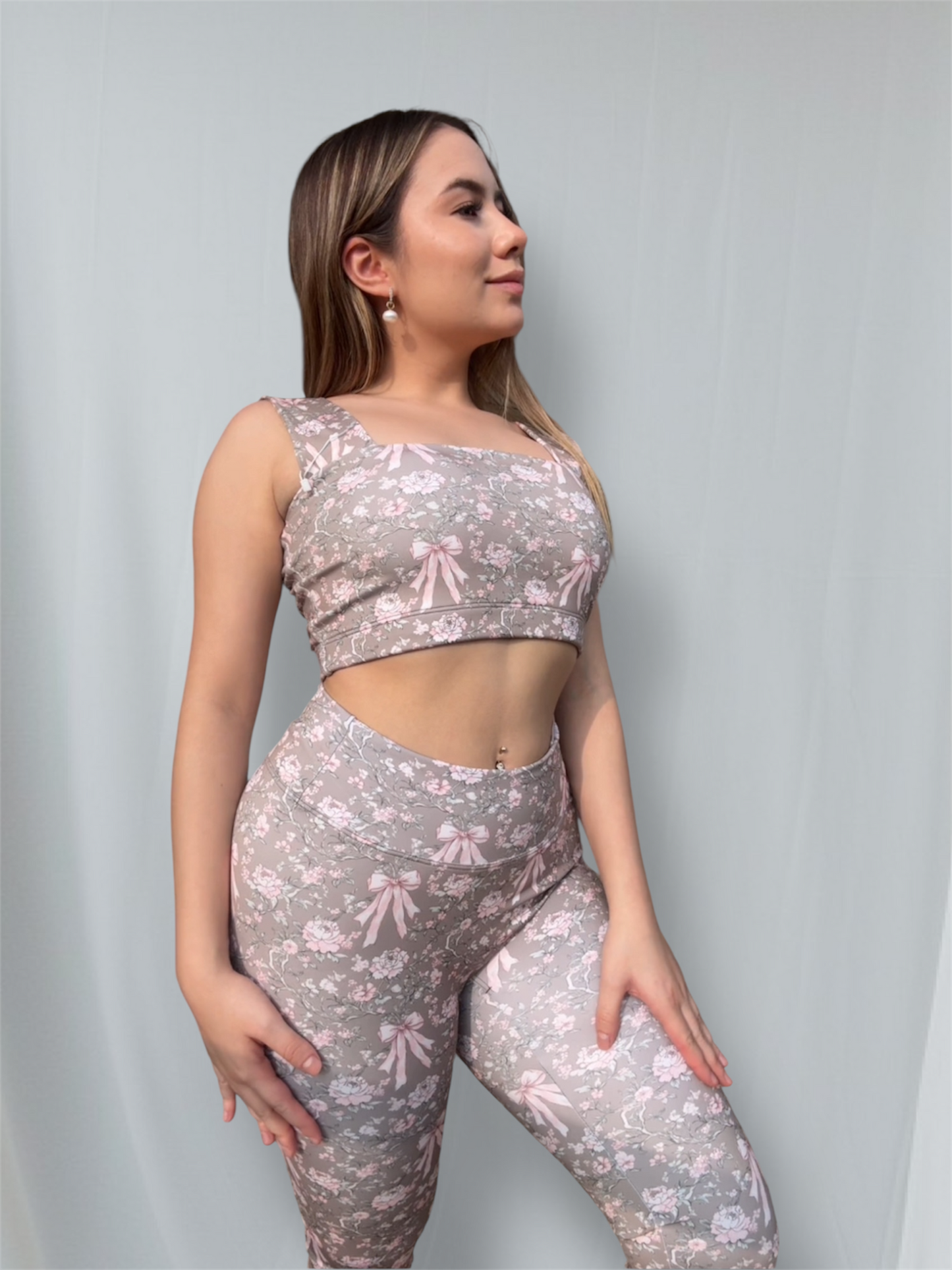 Set Florette Top Square & Legging