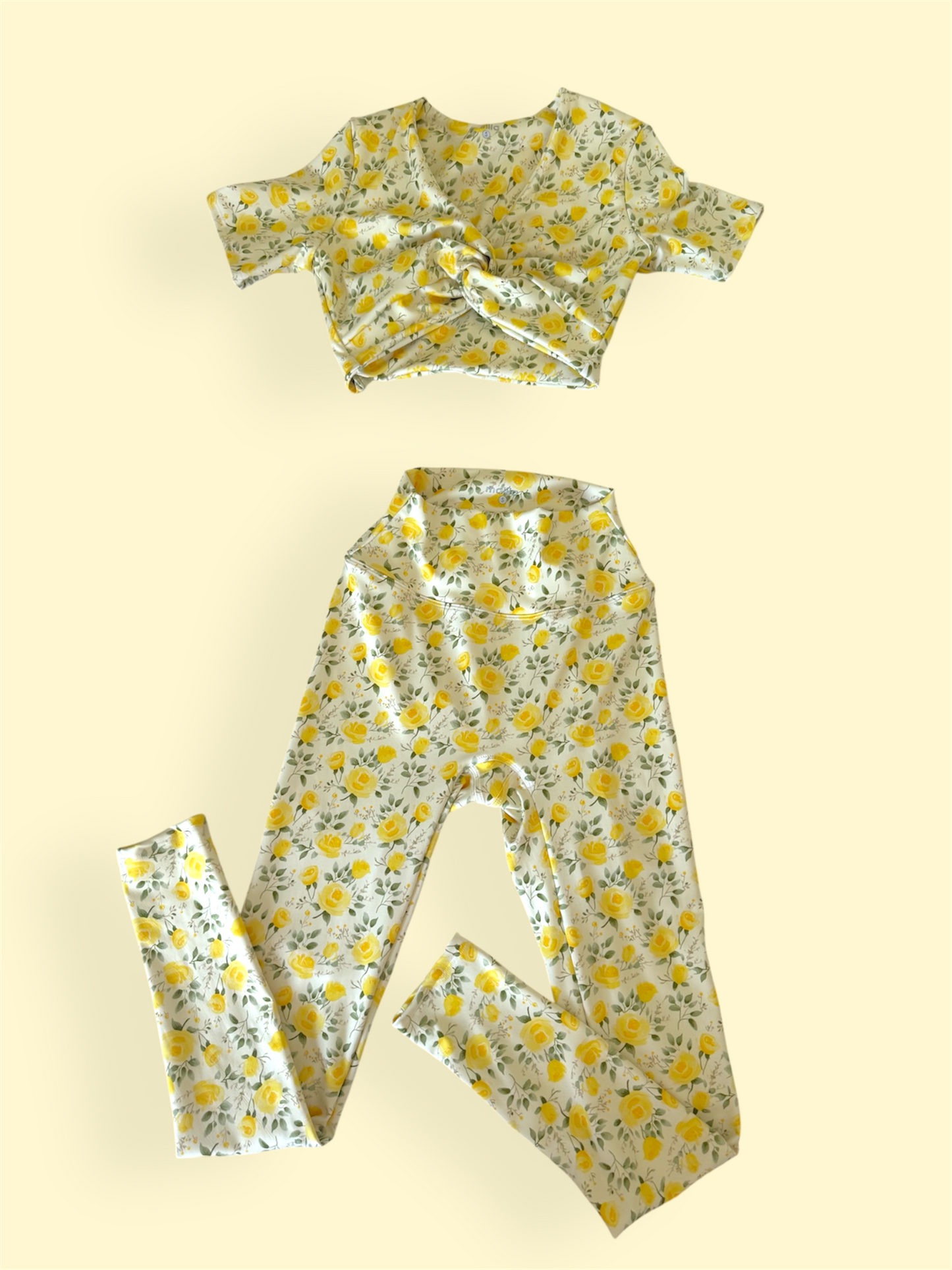 Set Sunshine Knoty Crop & Legging