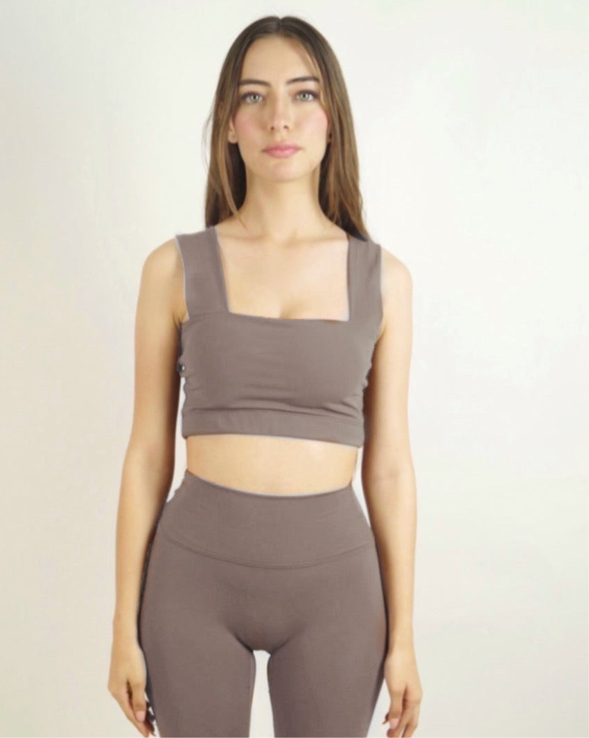 Set Cocoa Flare & Top Square (Buttery Soft)