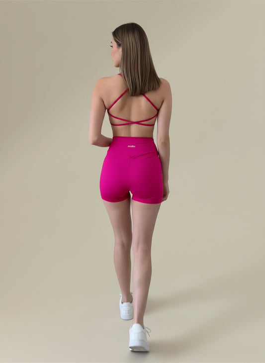 Set Pink Mini short W & Showy Top