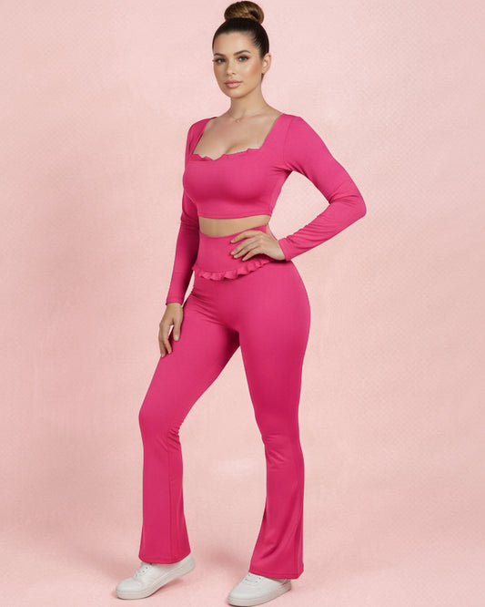 Set Ballet Pink Flare & Topy