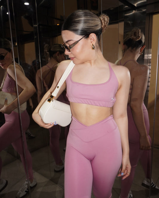 Set Orchid Showy Top & Legg W