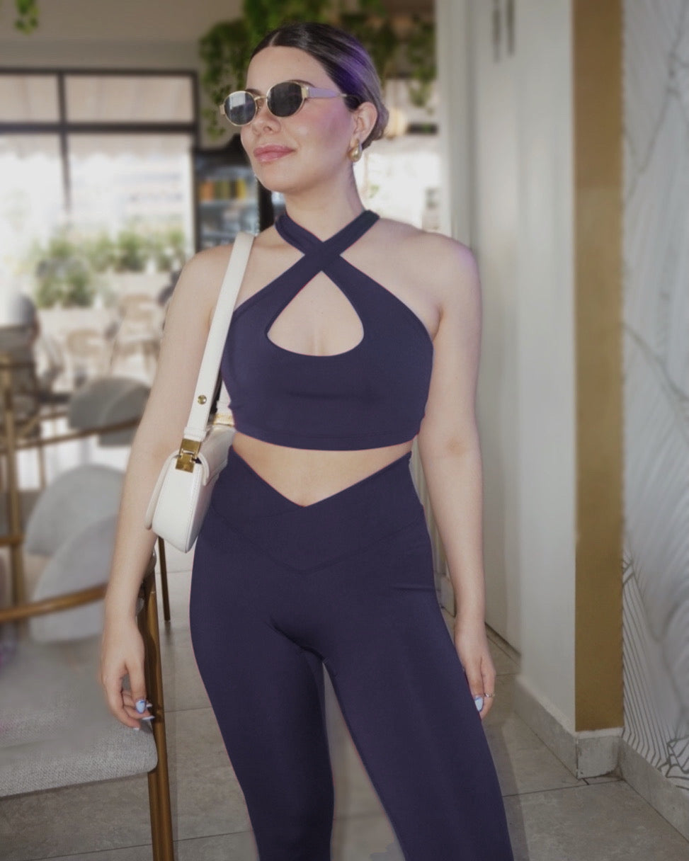 Set Midnight Top Xoxo & Legging W