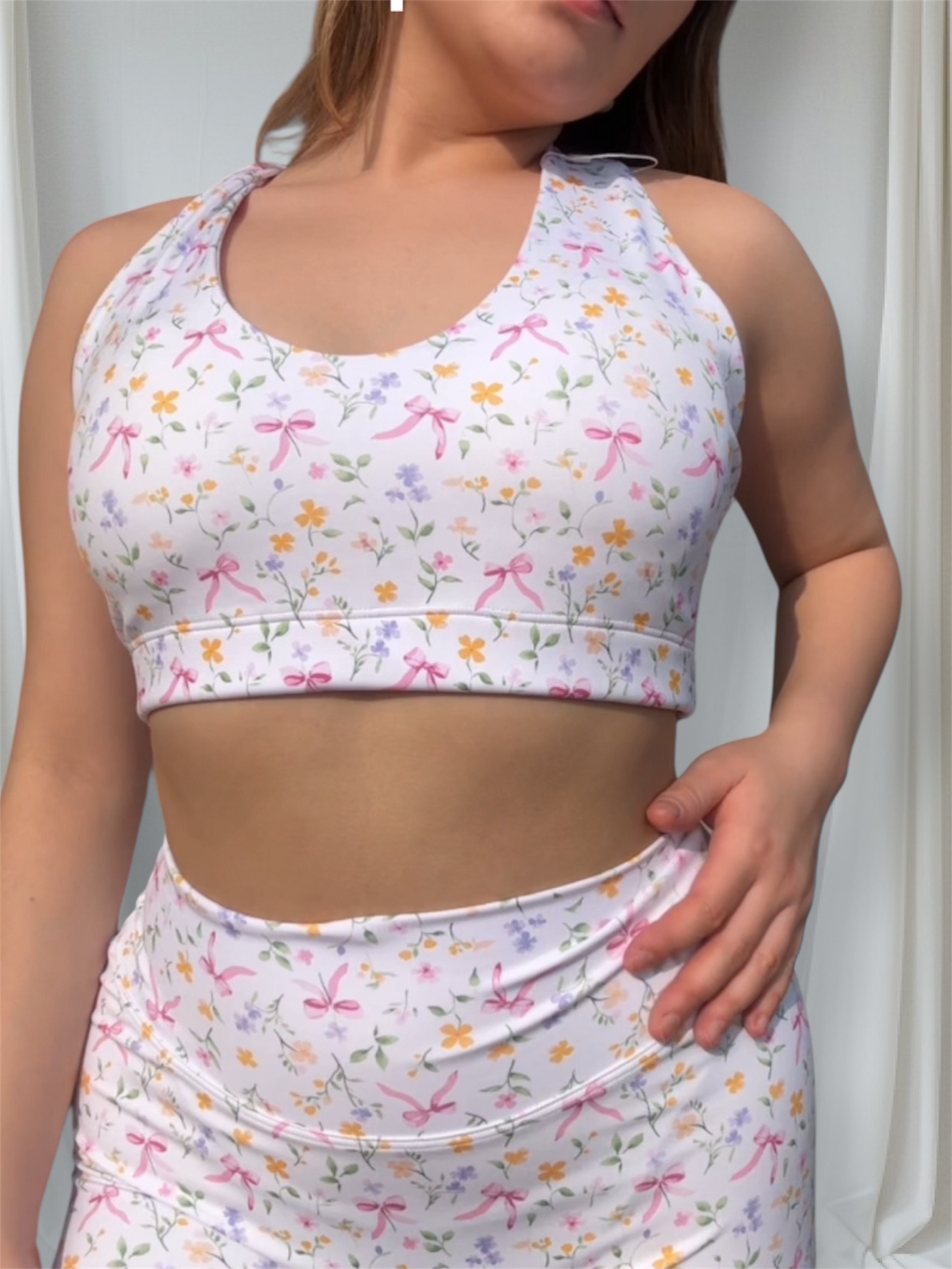 Set Bloomy Crossover Top & Legging