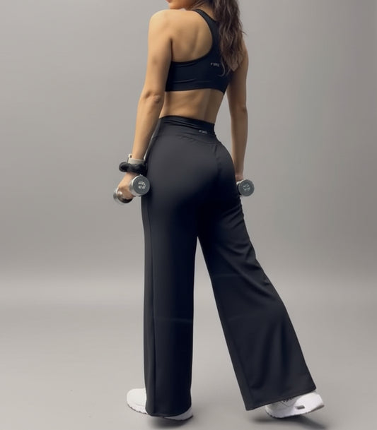 Set Black WIDE Leg & Top Xoxo