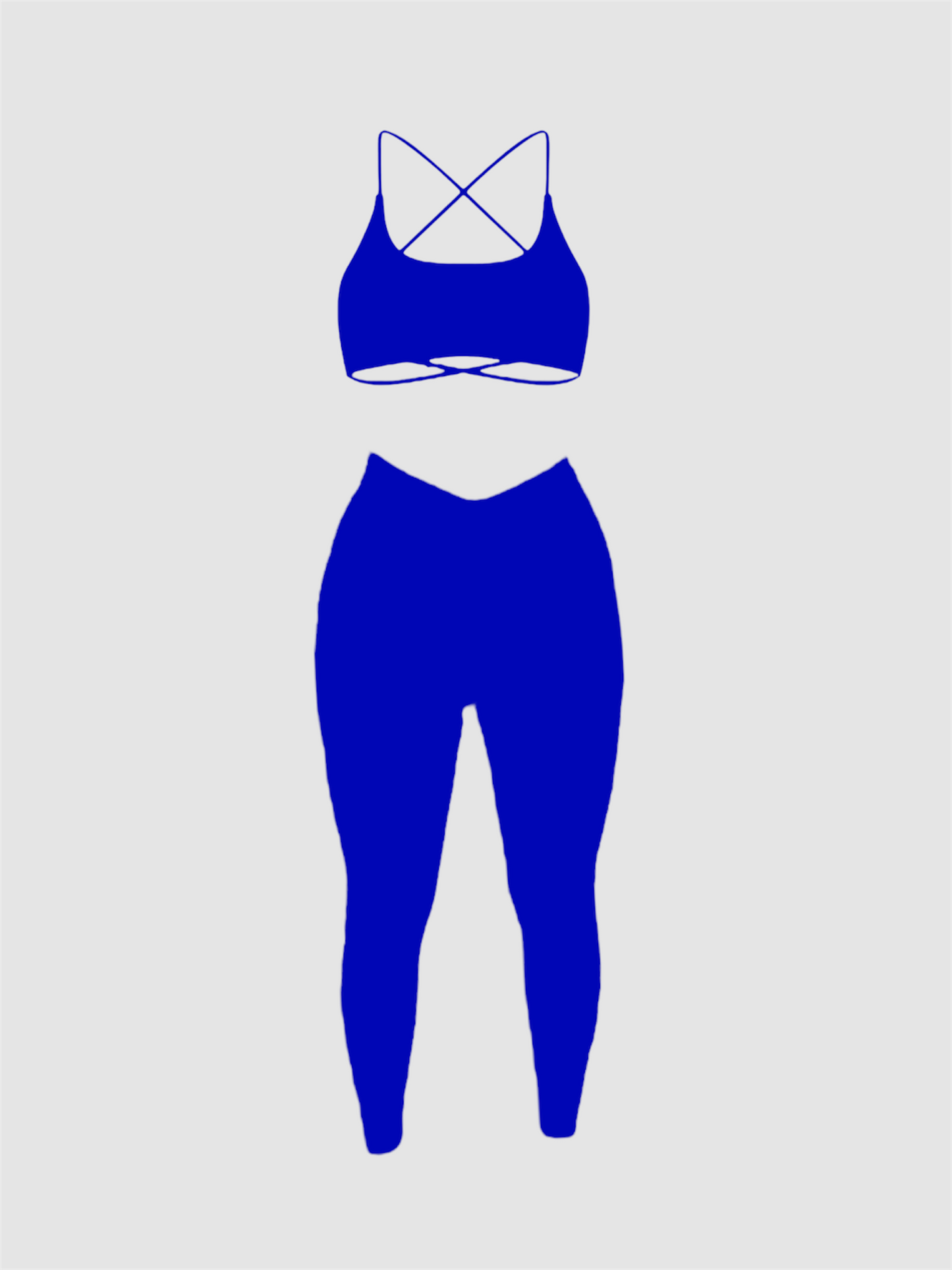 Set Royal Showy Top & Legg W