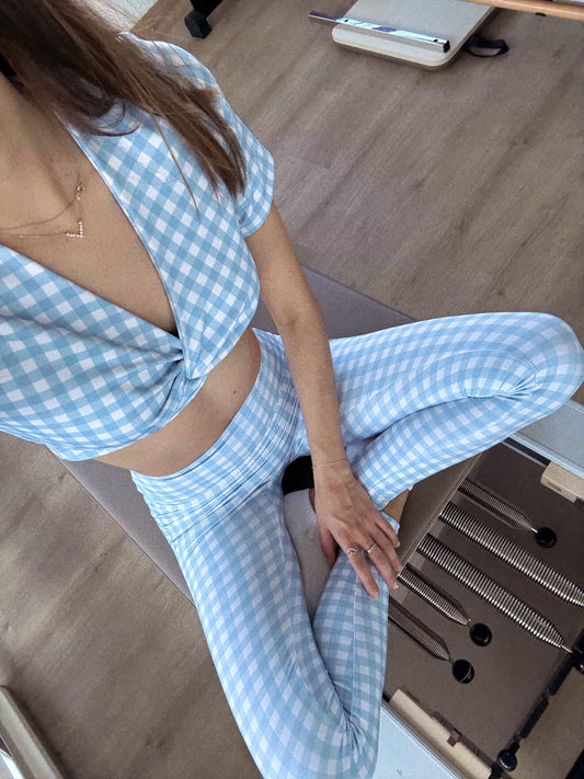 Set Fancy Sky Knoty Short & Legging