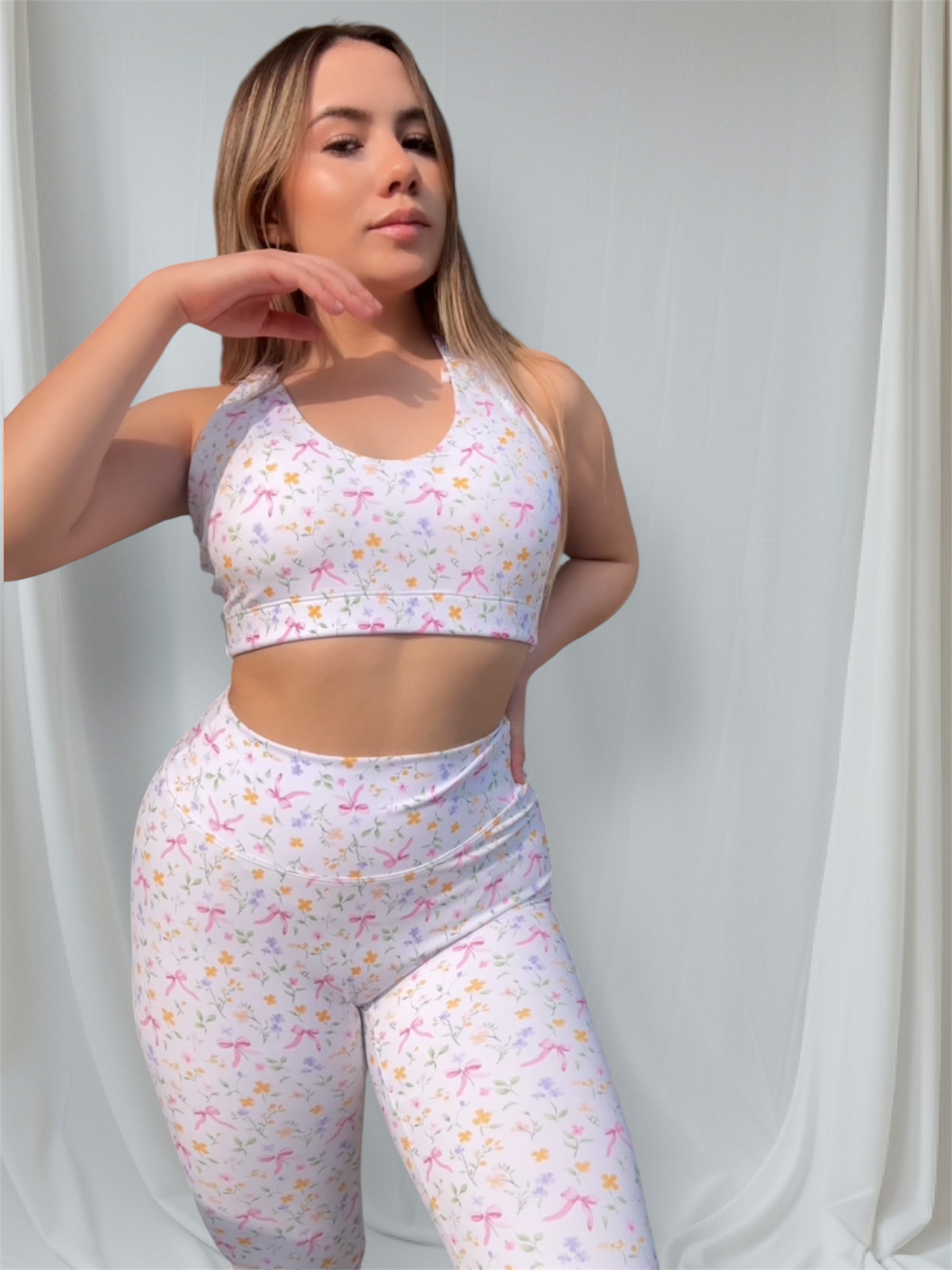 Set Bloomy Crossover Top & Legging