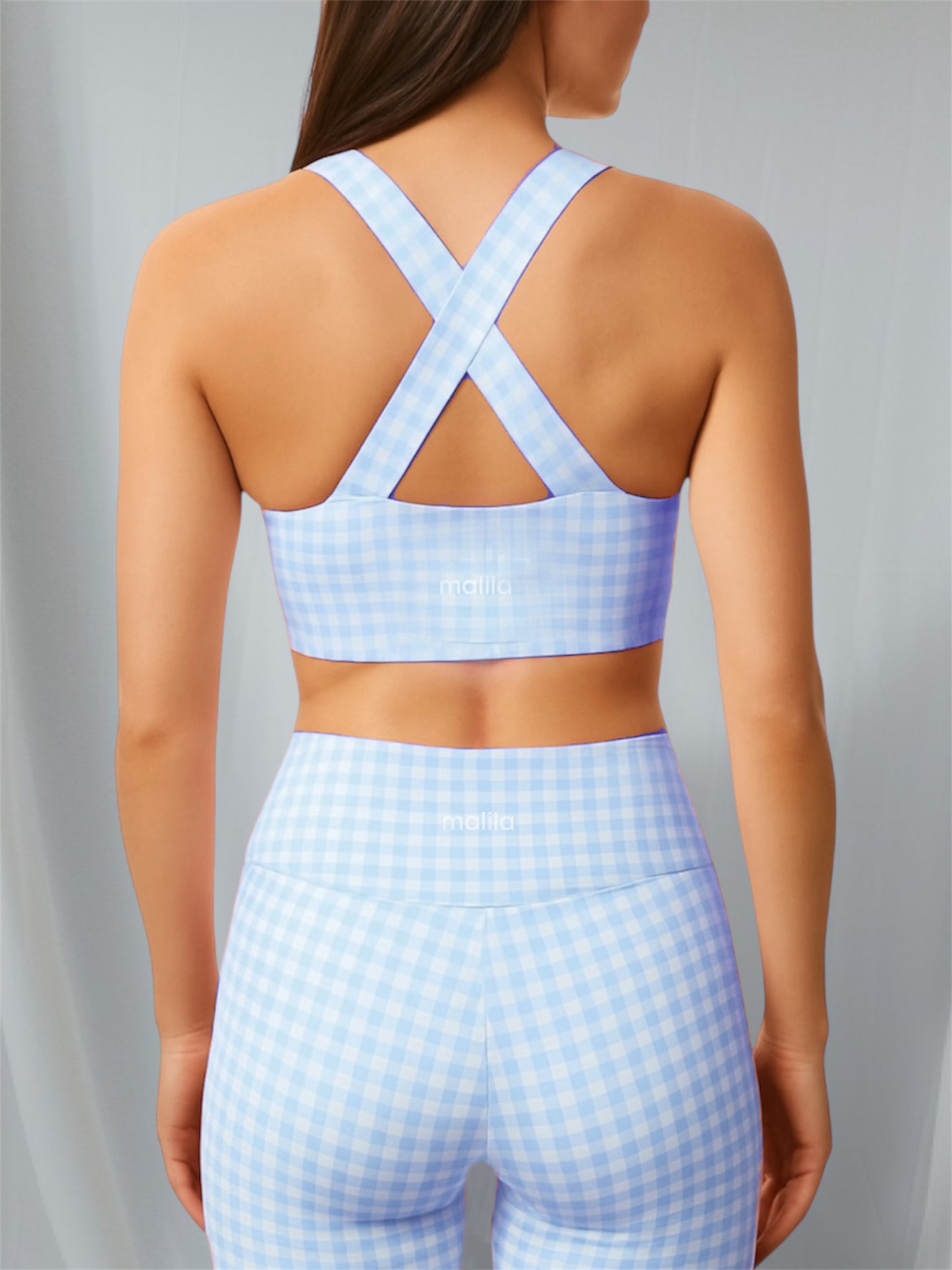 Set Fancy Sky Crossover Top & Biker