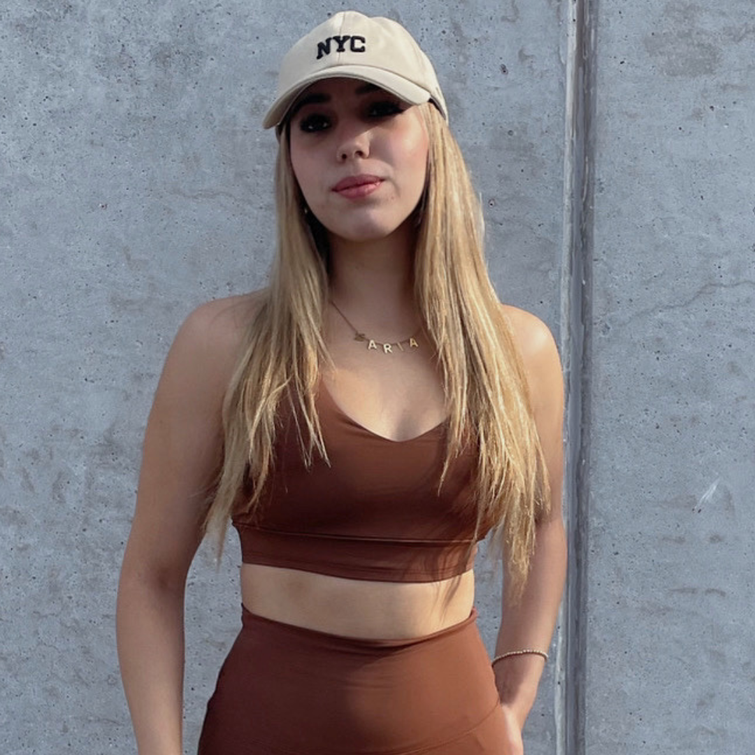 Mocha Crossover Top