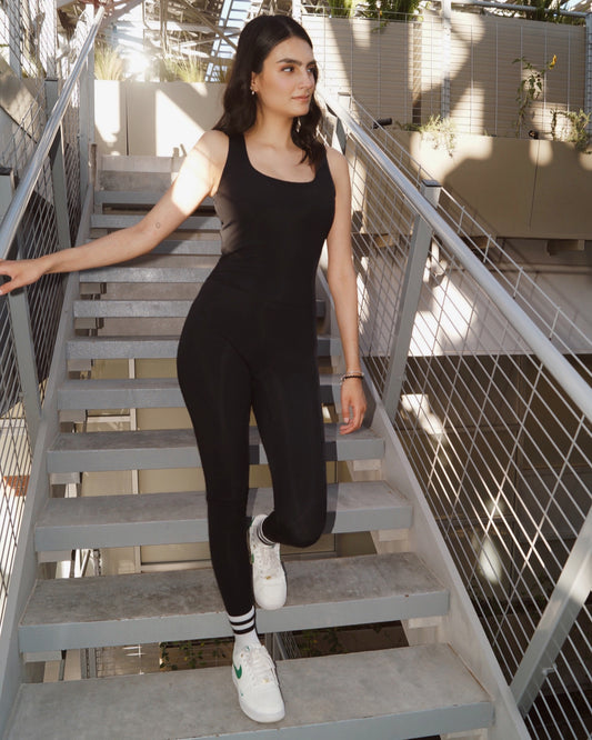 Strappy Jumpsuit Black
