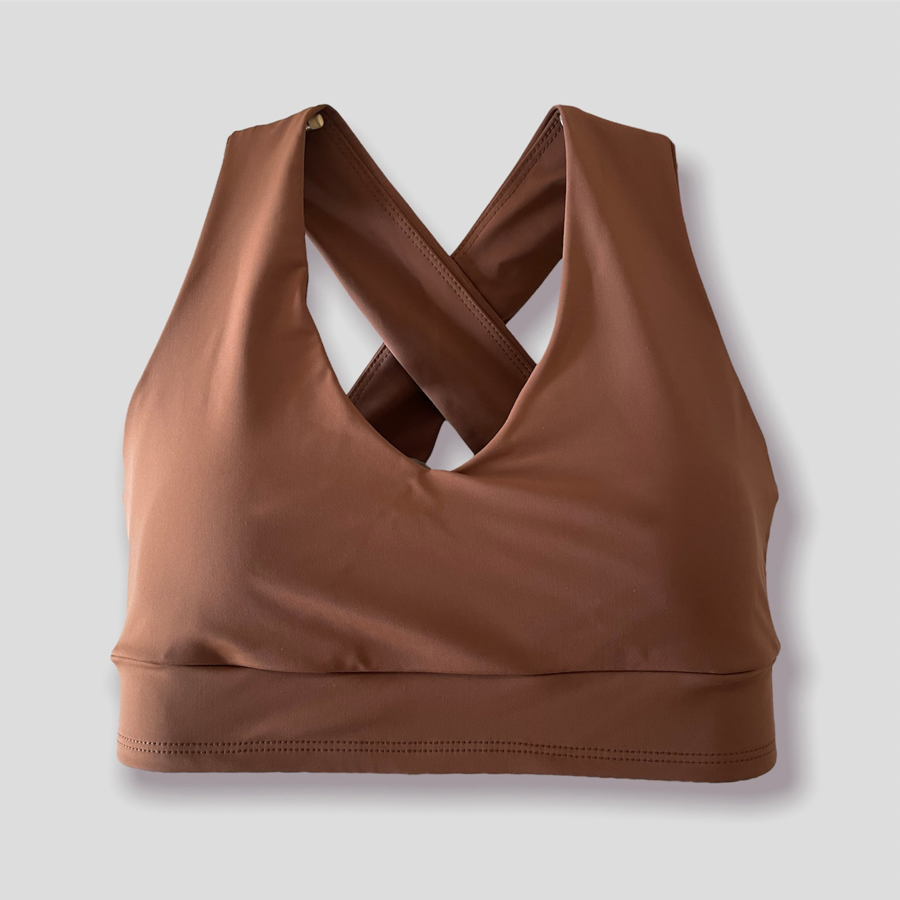 Mocha Crossover Top