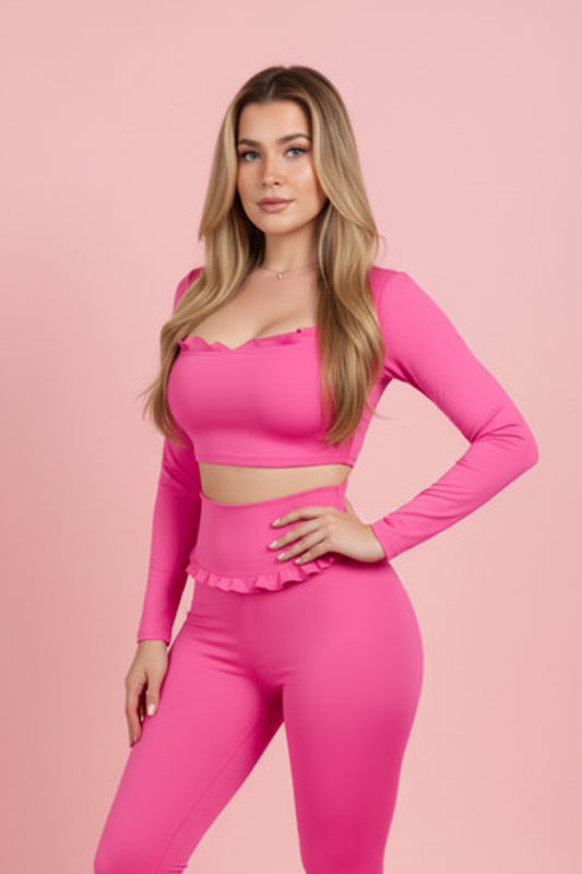 Set Pink Ballet Topy