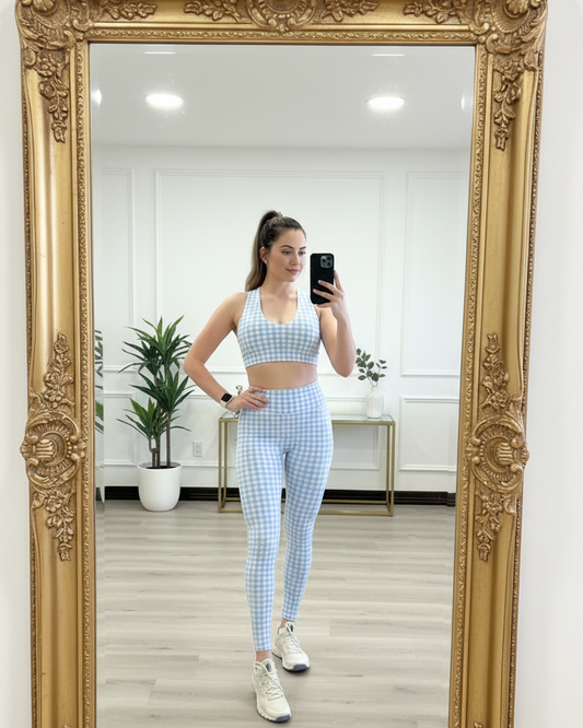 Set Fancy Sky Crossover Top & Legging