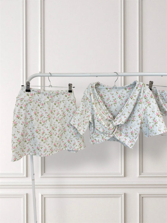 Set Gardenia Knoty Crop & Skarela