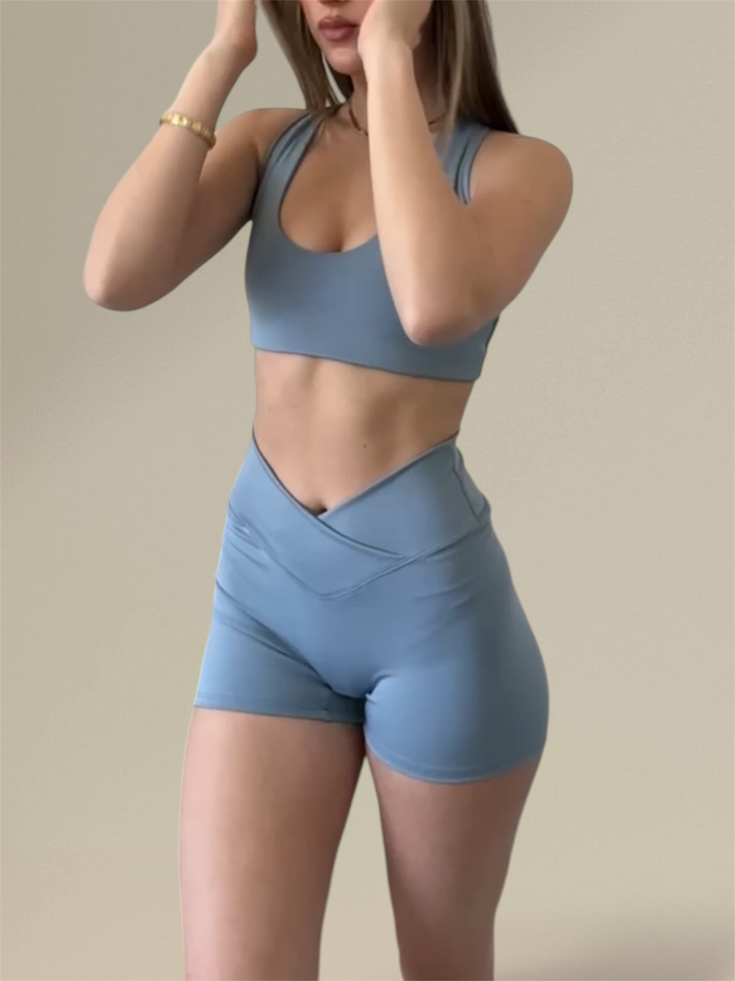 Set Ocean Mini short W & Crossover Top