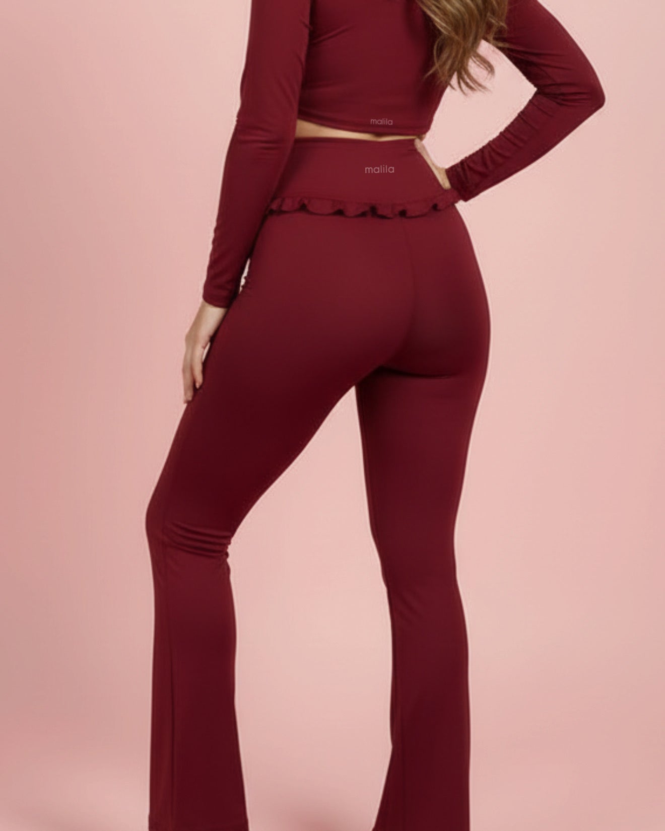 Set Ballet Cherry Flare & Topy