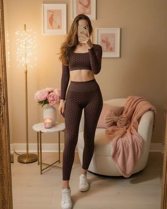 Set Chocopink Topy y Legging