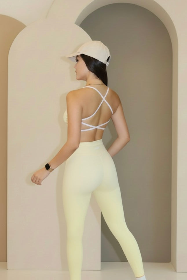 Butter White Showy Top