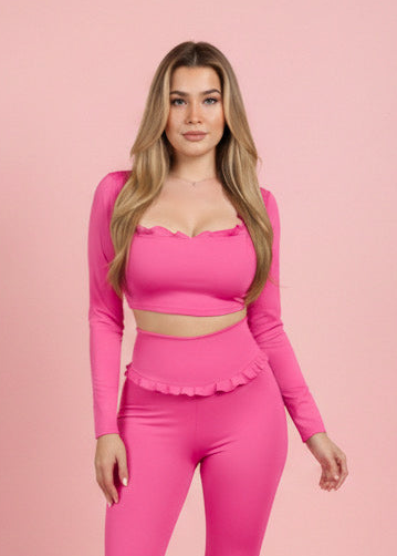 Set Pink Ballet Topy
