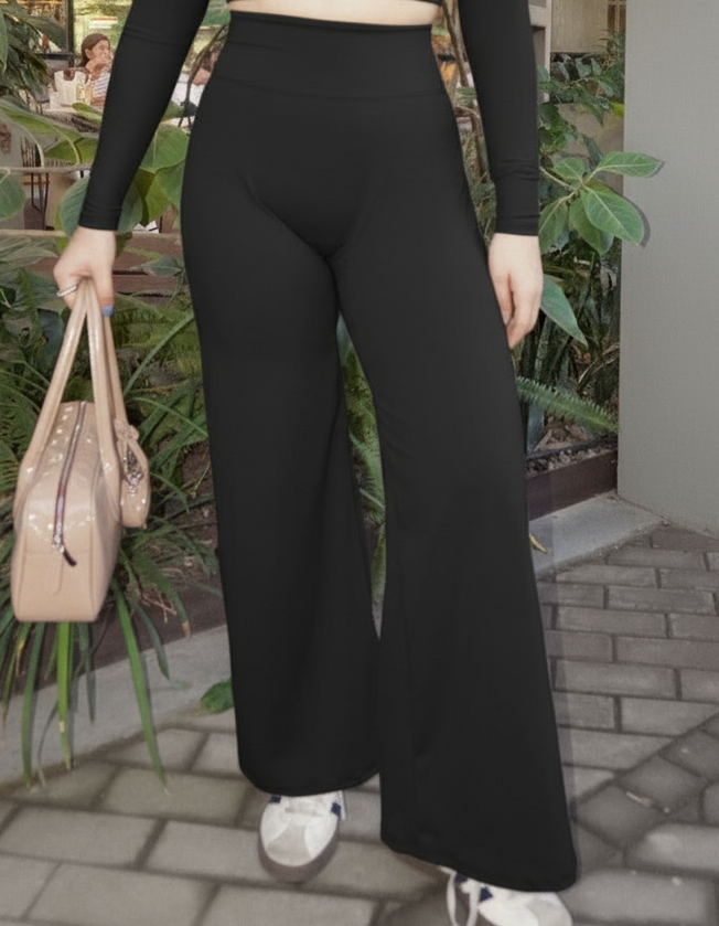 Set Black Topy & WIDE Leg