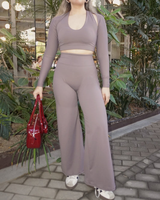 Wide Legging Cocoa (Buttery Soft)