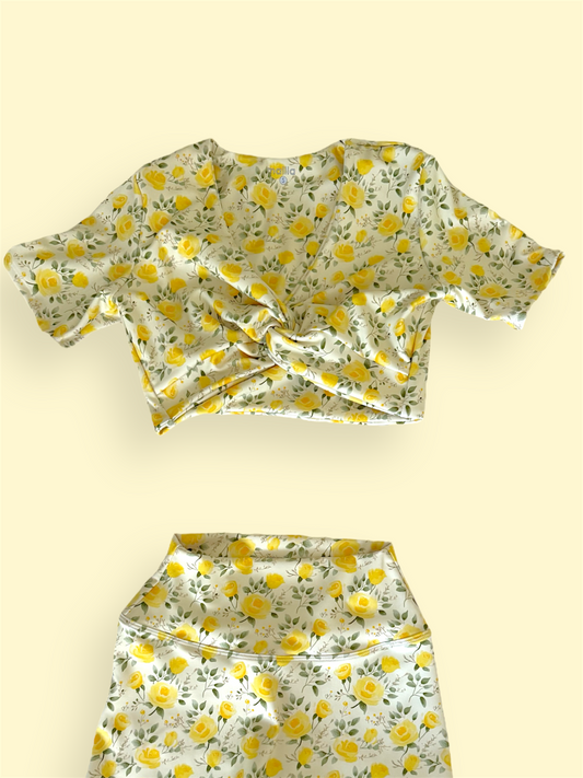 Set Sunshine Knoty Crop & Legging