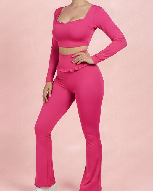 Set Ballet Pink Flare & Topy