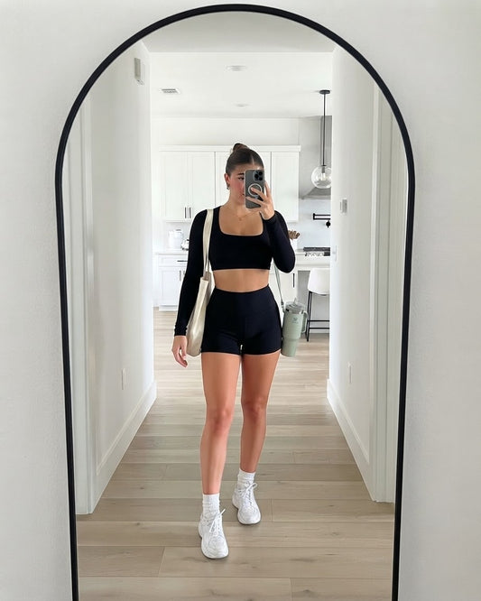 Set Black Topy & Mini short