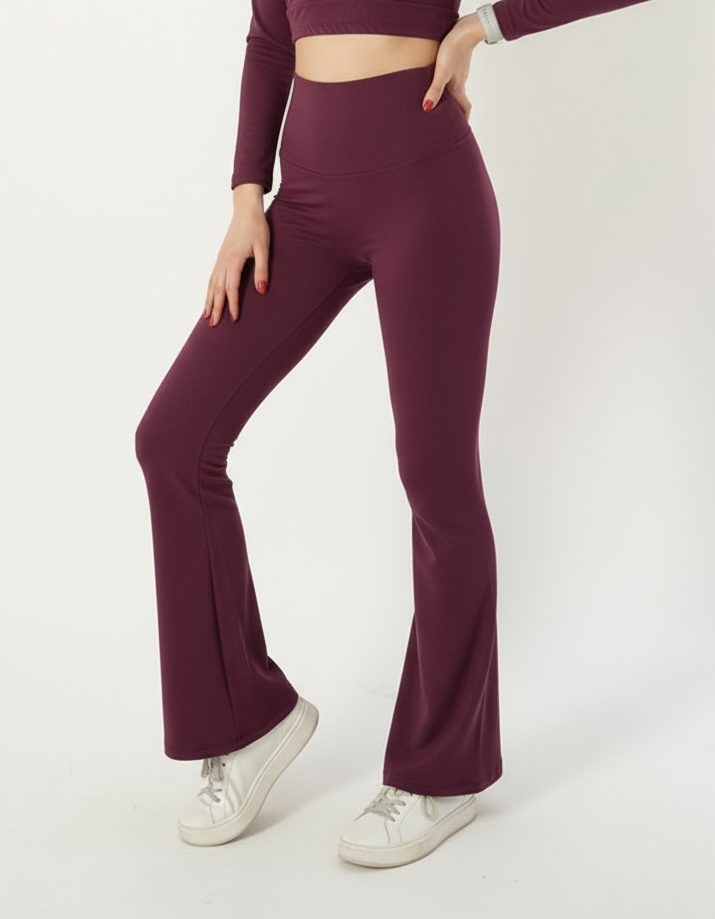 Flare Legging Wine