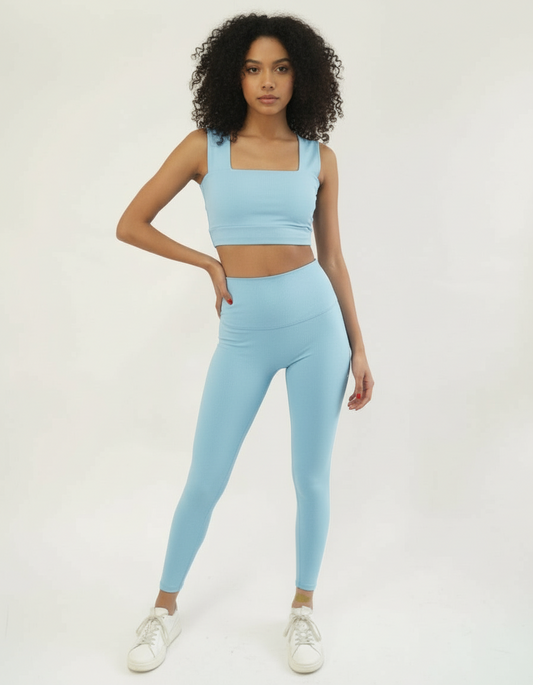 Set Baby Blue Top Square