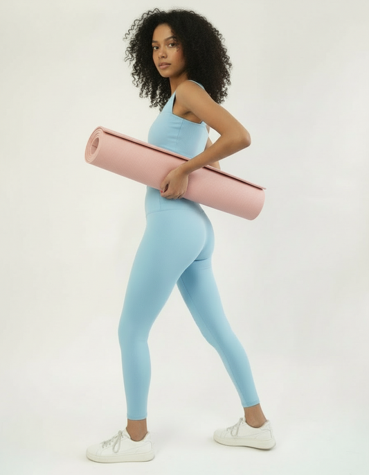 Set Baby Blue Top Square