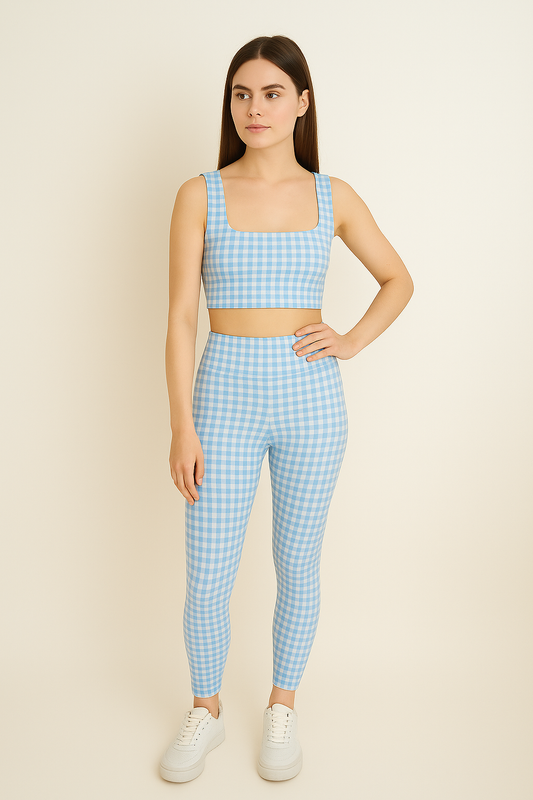 Set Fancy Sky Top Square & legging