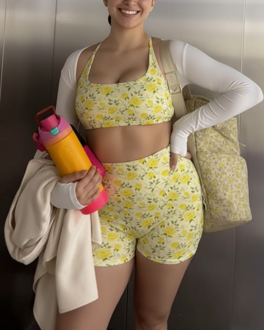 Set Sunshine Showy Top & Mini short