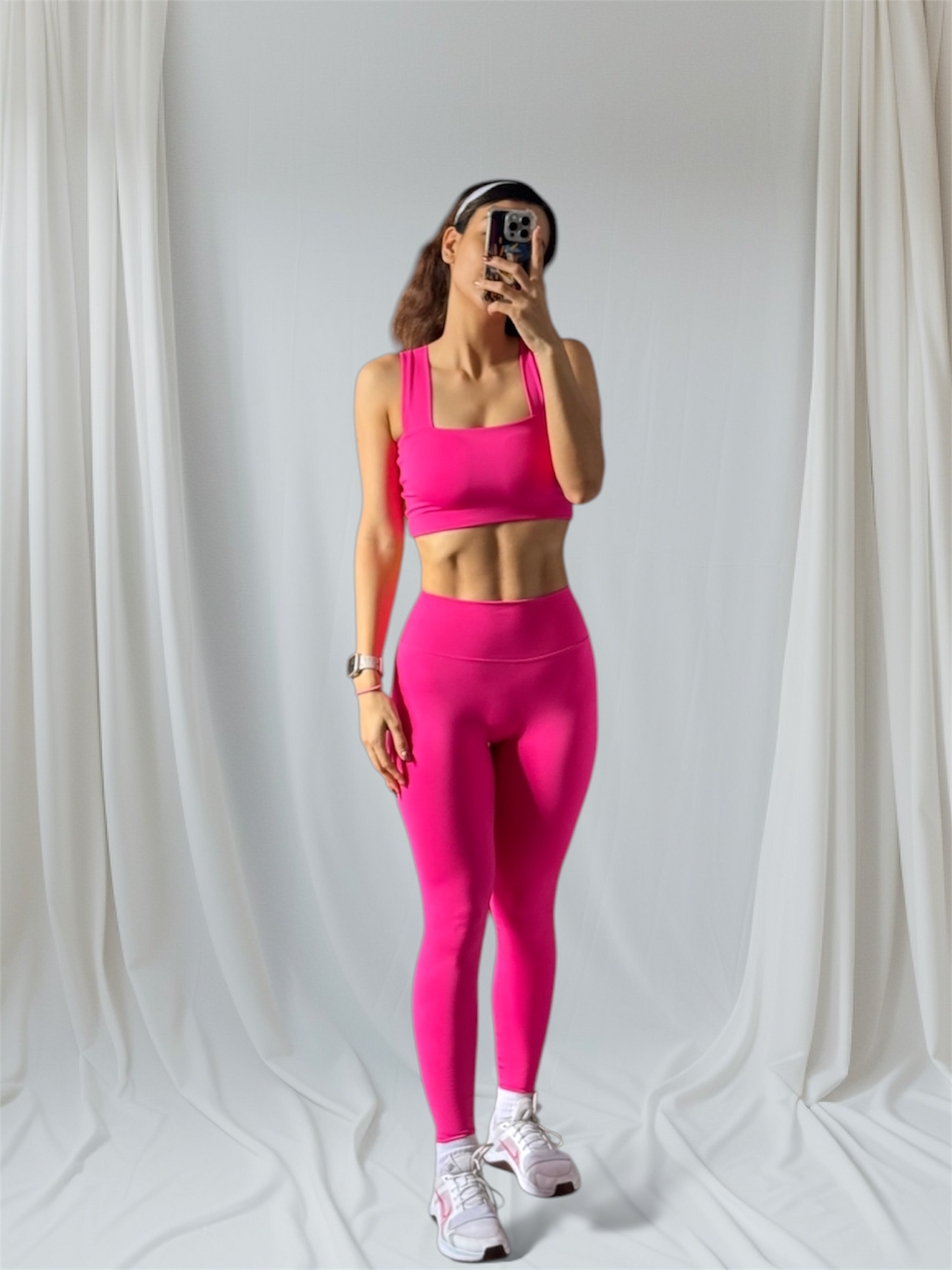 Set Pink Glo Top Square