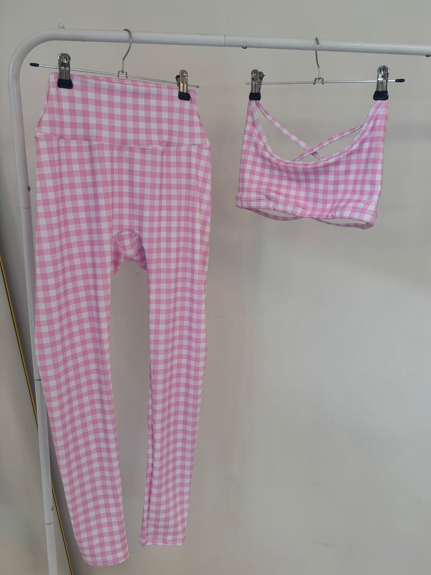 Set Fancy Pink Showy Top & Legging