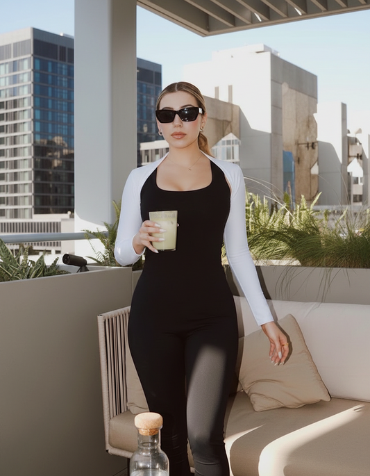 Strappy Jumpsuit Black